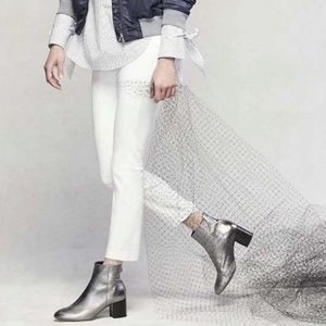 Rag & Bone NIB Drea Gunmetal Ankle Boot Size EU 37 / US 7